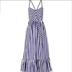 J. Crew Gonzo 14 Maxi Dress Howell Stripe